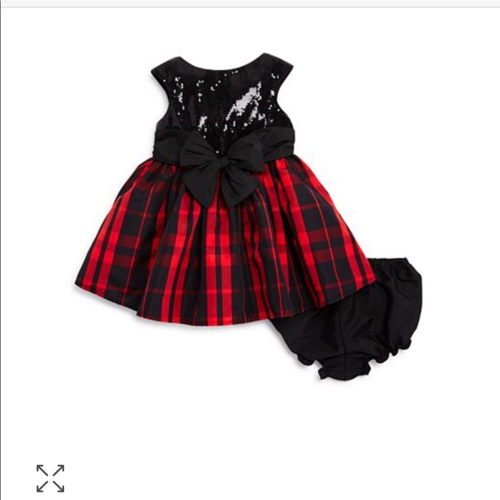 Black and red special occasion dress